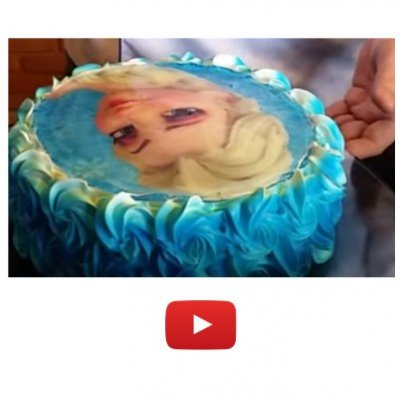 TEMA: Bolo da Elsa Frozen. Produzido por Chefe MARIO SILVA