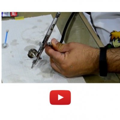 Tutorial com dicas para limpeza de Aerógrafos. Produzido por LUCAS do BLOG SPRUEMASTER