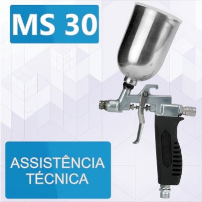 Parte 2 de 2 do vídeo de manutenção envolvendo nossa pistola de pintura MS 30